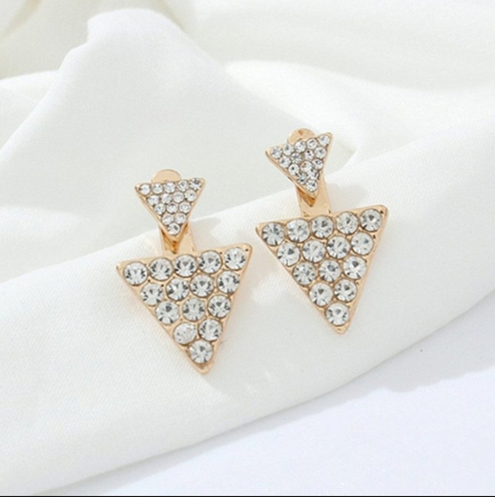 🪞Golden Triangle Earings🪞